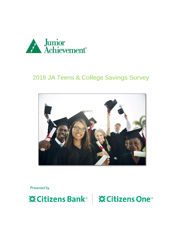 2018 Teens and College Savings